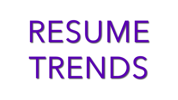 2017 resume trends