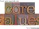 core values of top companies